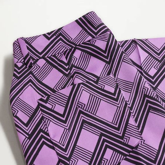 Mango Co-Ord Modest Set Geometric Print - Picture 2 of 7